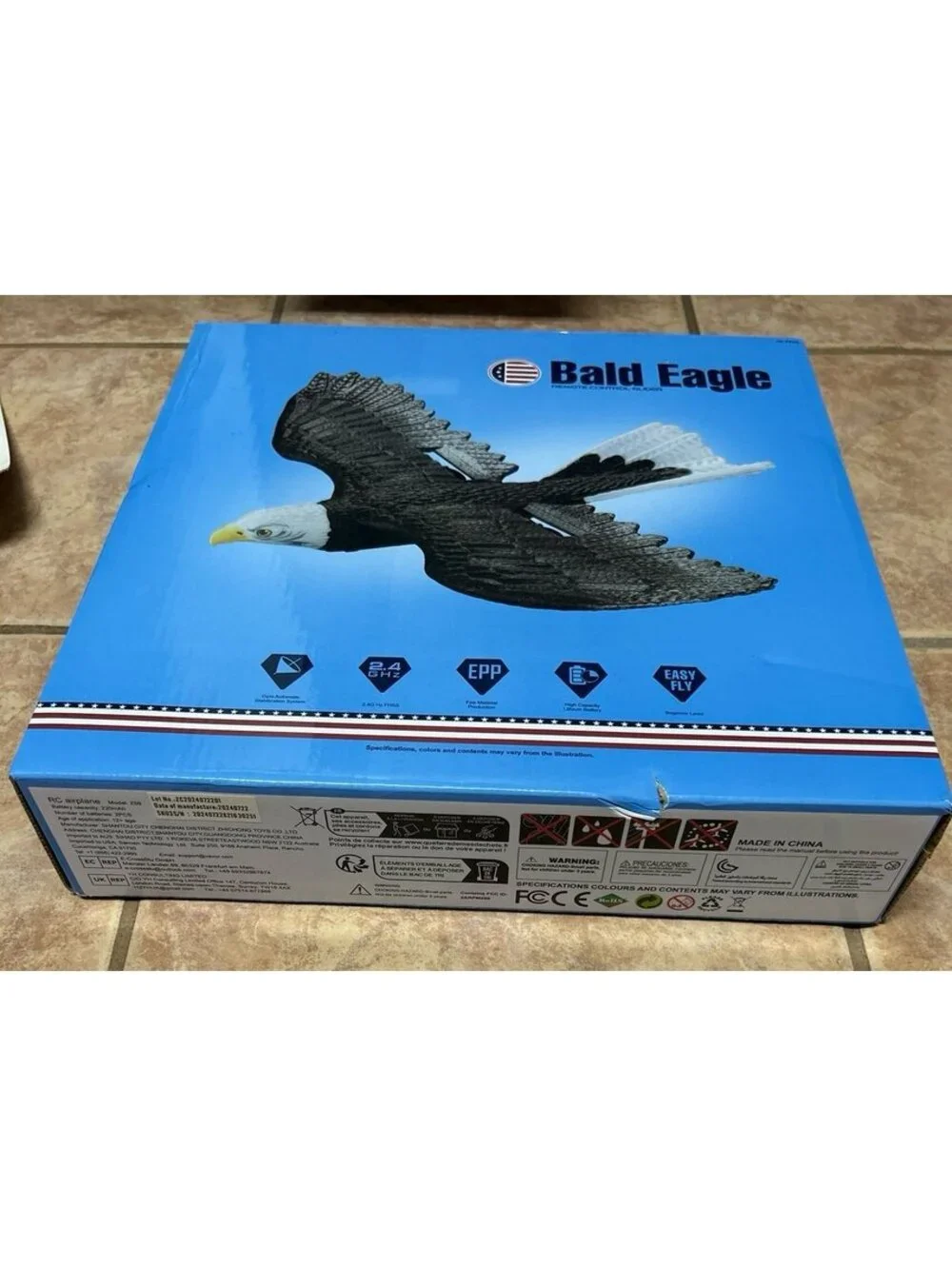 Bald Eagle RC Remote Control Glider Flying Bird Airplane New in Box